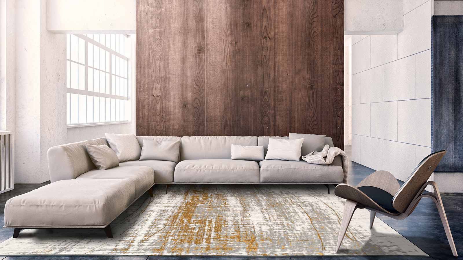 tapis Louis De Poortere LX8419 Mad Men Griff Columbus Gold interior
