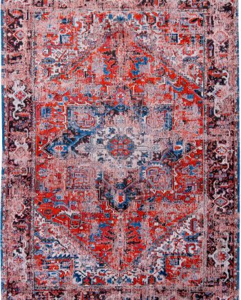 tapis Louis De Poortere LX8703 Antiquarian Antique Heriz Classic Brick