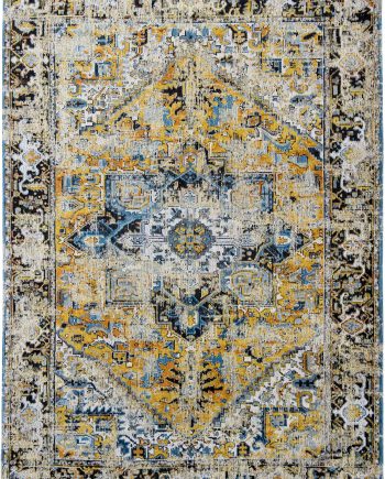 tapis Louis De Poortere LX8704 Antiquarian Antique Heriz Amir Gold