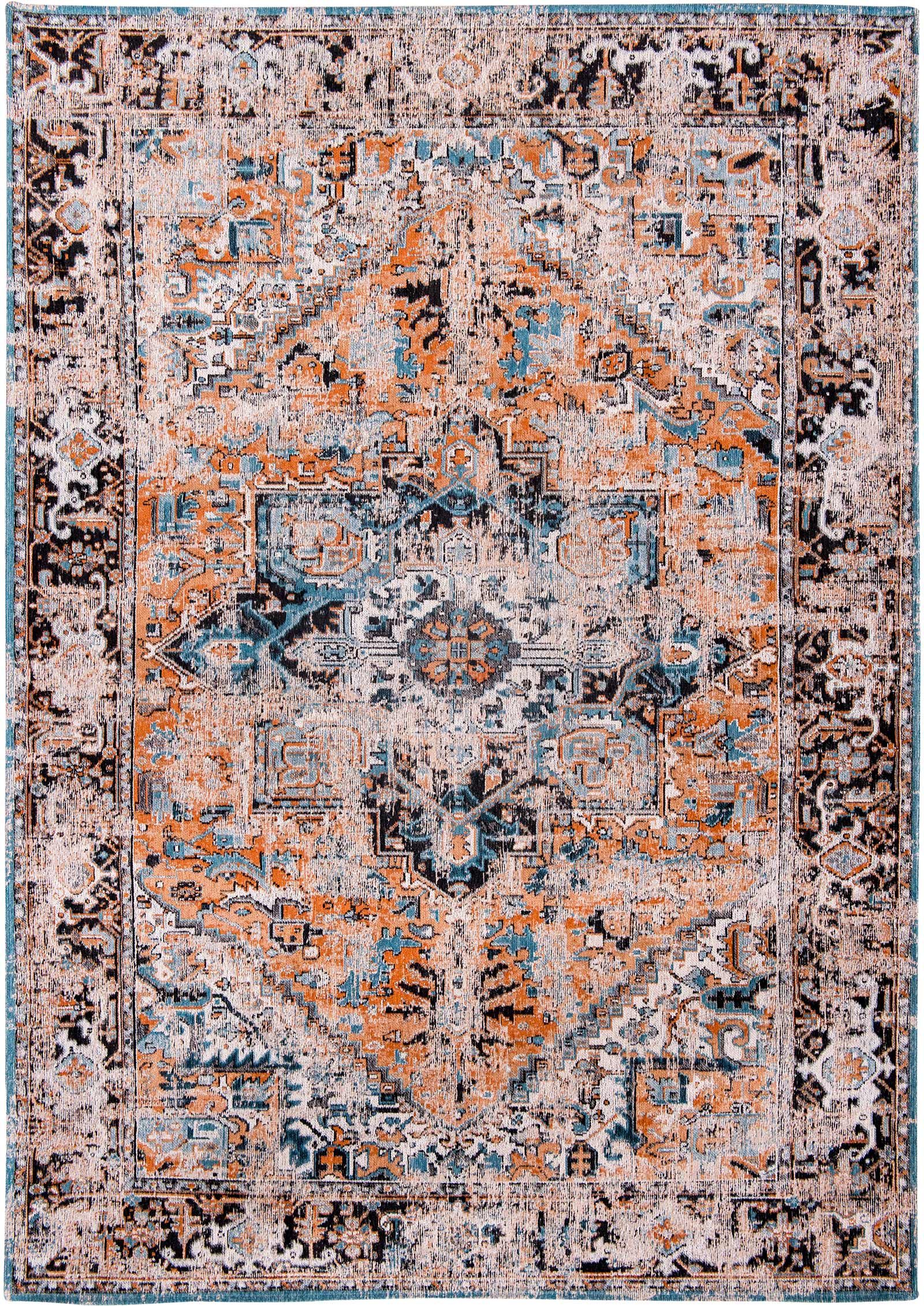tapis Louis De Poortere LX8705 Antiquarian Antique Heriz Seray Orange