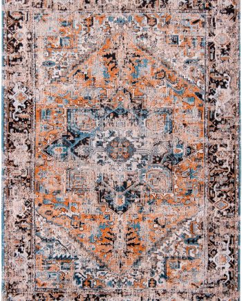 tapis Louis De Poortere LX8705 Antiquarian Antique Heriz Seray Orange