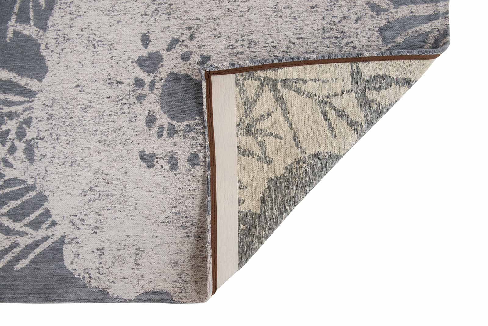 Louis De Poortere tapis Romo LX 8742 Lomasi Steelblue back