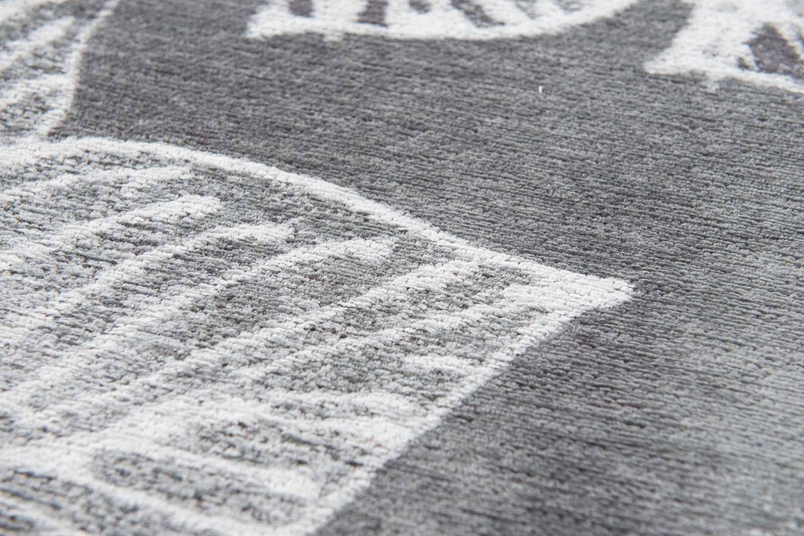 Louis De Poortere tapis Villa Nova LX 8755 Akina Carbon zoom 3