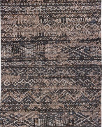 Louis De Poortere tapis LX 9113 Antiquarian Kilim Black Rabat