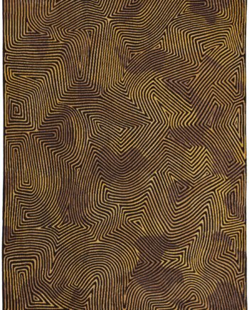 Louis De Poortere tapis LX 9227 Meditation Coral Black Gold