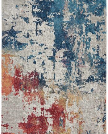 Nourison tapis Ankara Global ANR10 MULTI 5x8 099446474995 flat