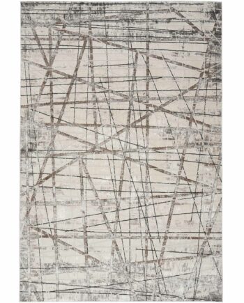 Nourison tapis Desire DSR03 GRSIL GREY SILVER 5X7 099446129130