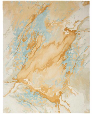 Nourison tapis Prismatic PRS36 SNDBL SAND BLUE 8x10 099446900920