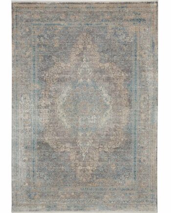 Nourison tapis Starry Nights STN06 CRMBL CREAM BLUE 5x7 099446745583