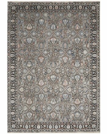 Nourison tapis Starry Nights STN10 GRYNV GREY NAVY 5x7 099446797285