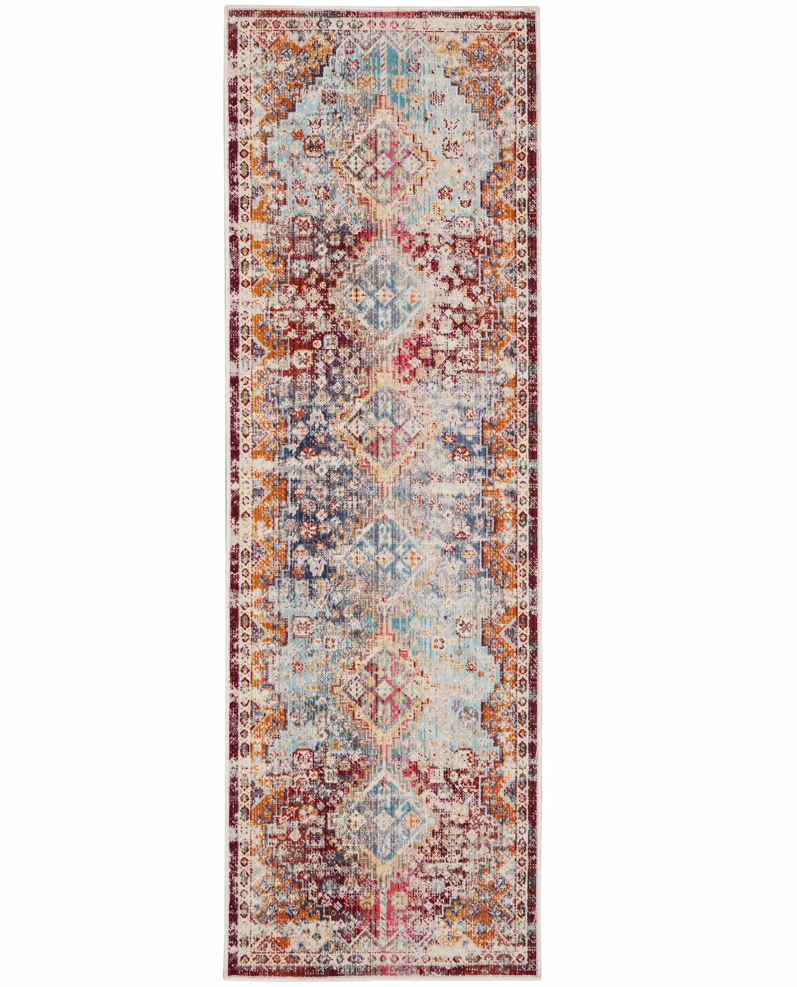 Nourison tapis Vintage Kashan VKA09 MULTI MULTICOLOR 2X8 099446852380