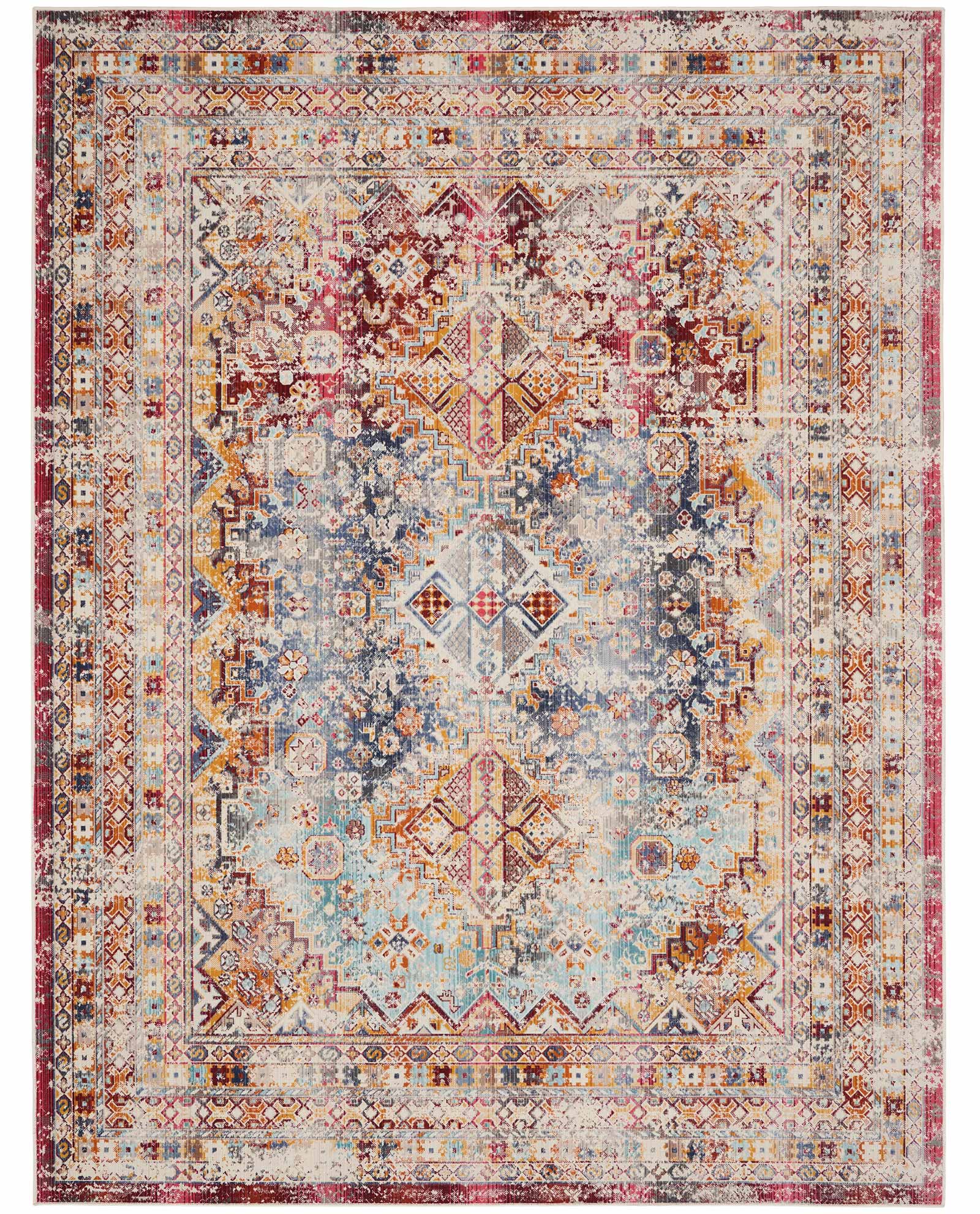 Nourison tapis Vintage Kashan VKA09 MULTI MULTICOLOR 8X10 099446852489