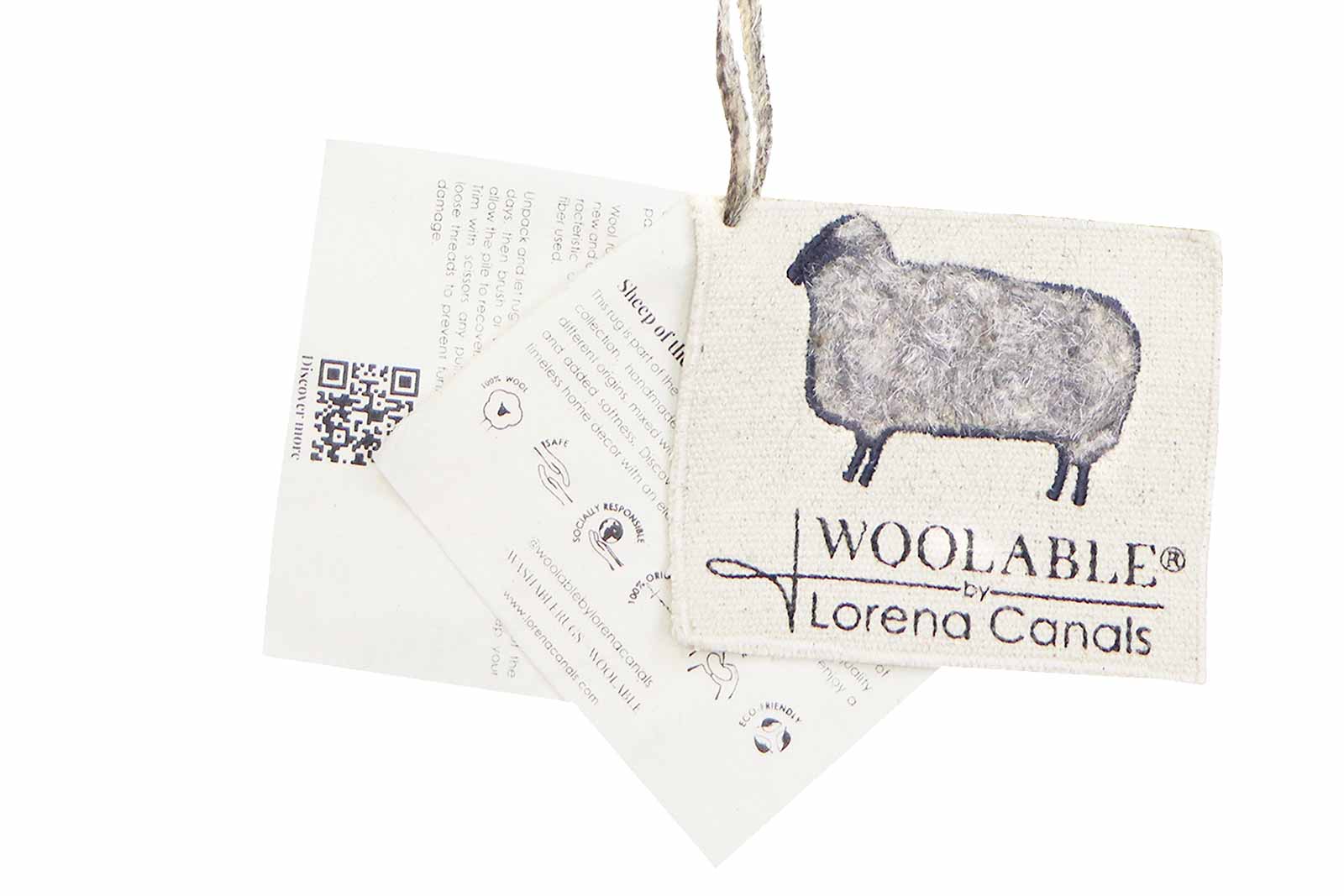 Lorena Canals Woolable tapis Woolly Sheep Grey WO WOOLLY GR LB 1