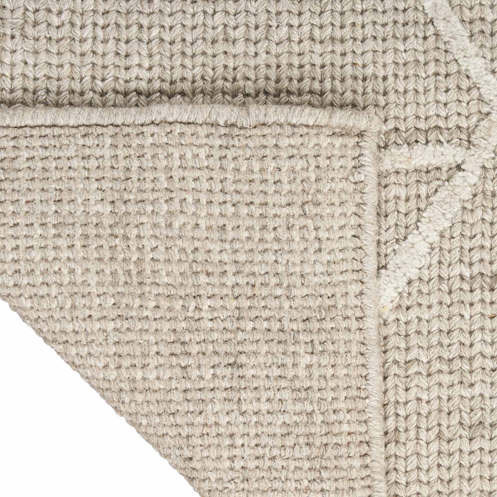 Calvin Klein tapis Wander CK044 WND01 TAUPE 5x7 099446956996 corner back