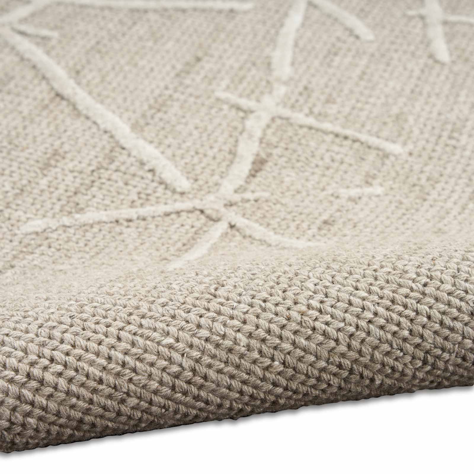 Calvin Klein tapis Wander CK044 WND01 TAUPE 5x7 099446956996 texture 1