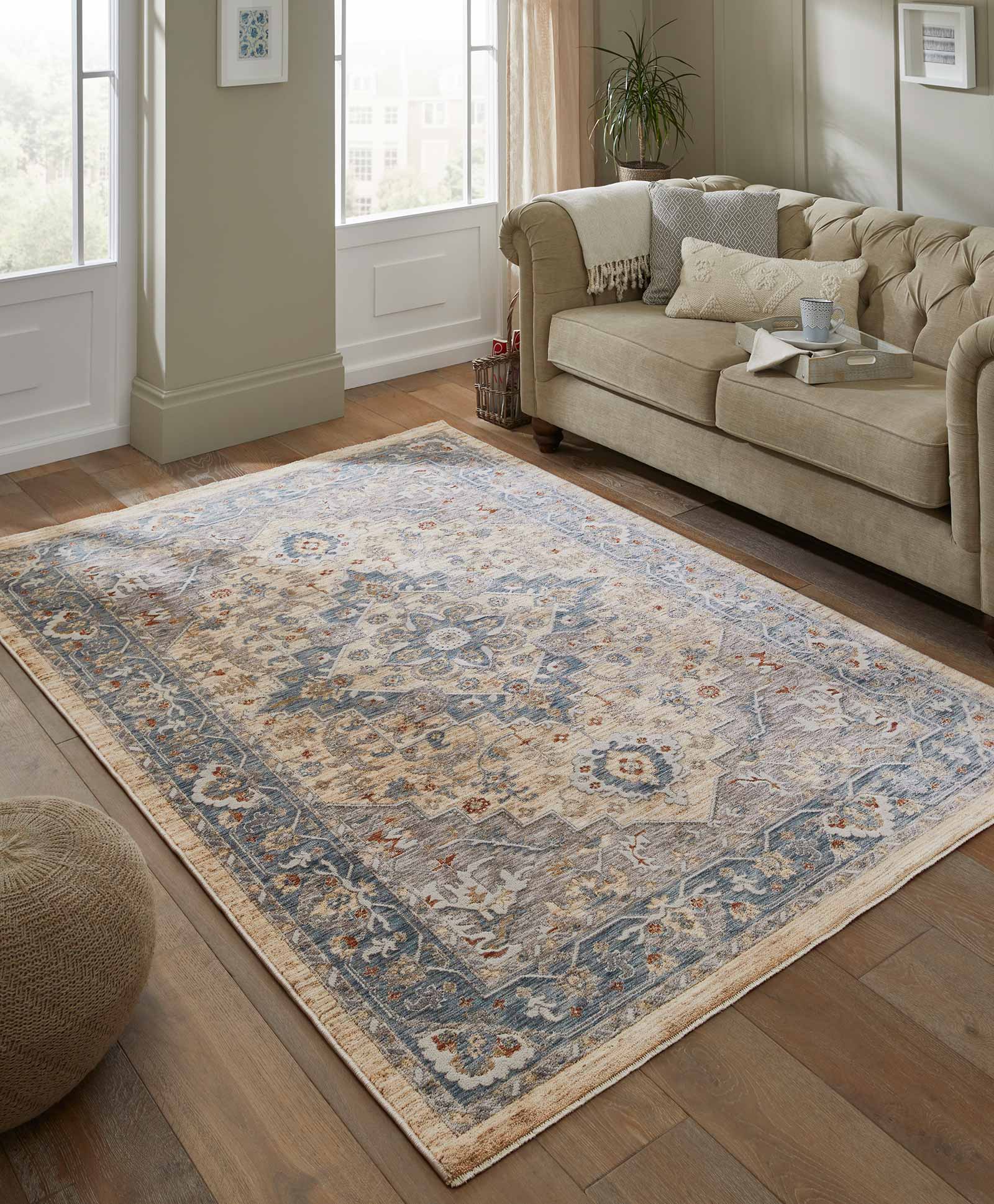 Concept Looms tapis Legacy LEG07 BLUCRM 230x160 2