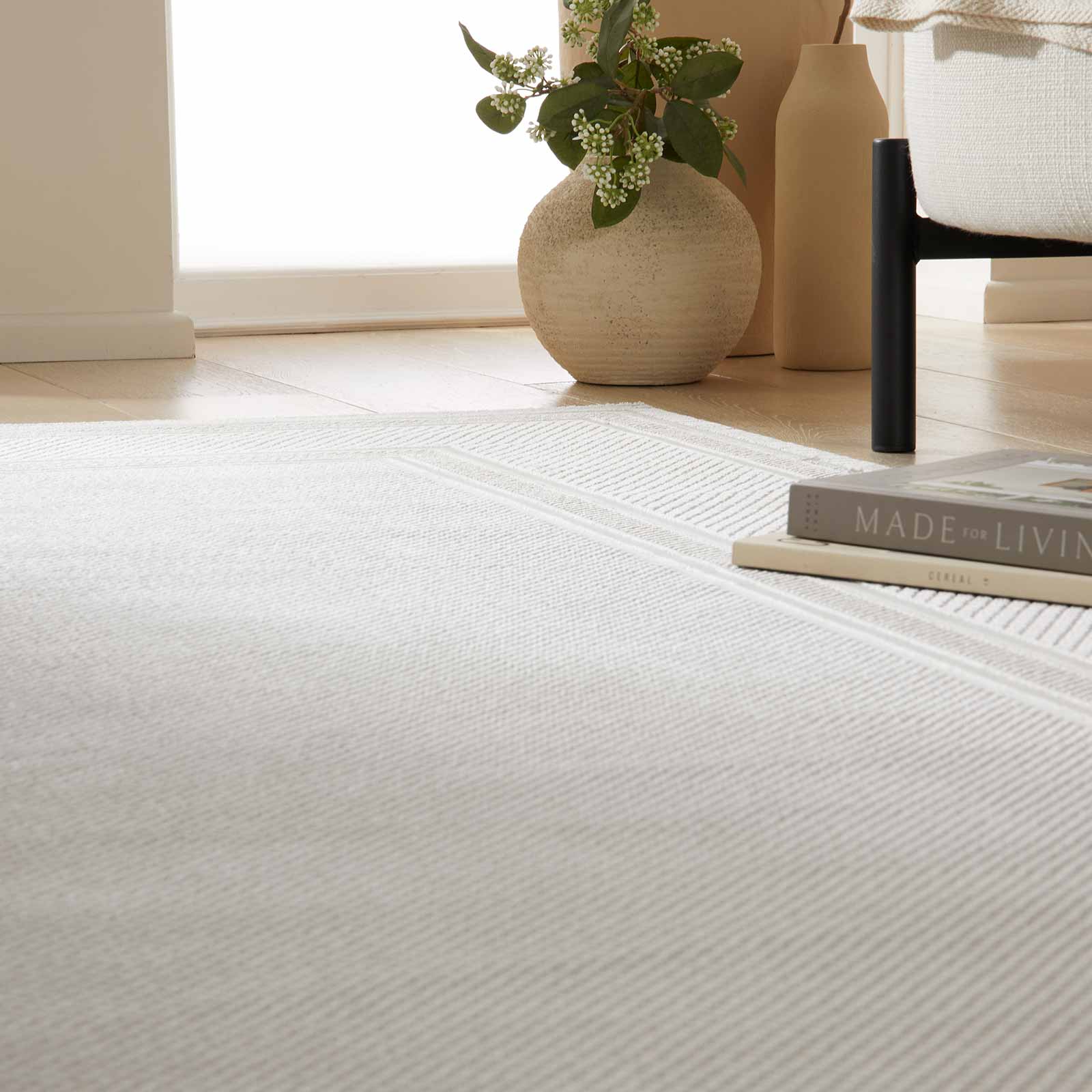 Concept Looms tapis Olivia OLI102 GREY BEIGE interior 1