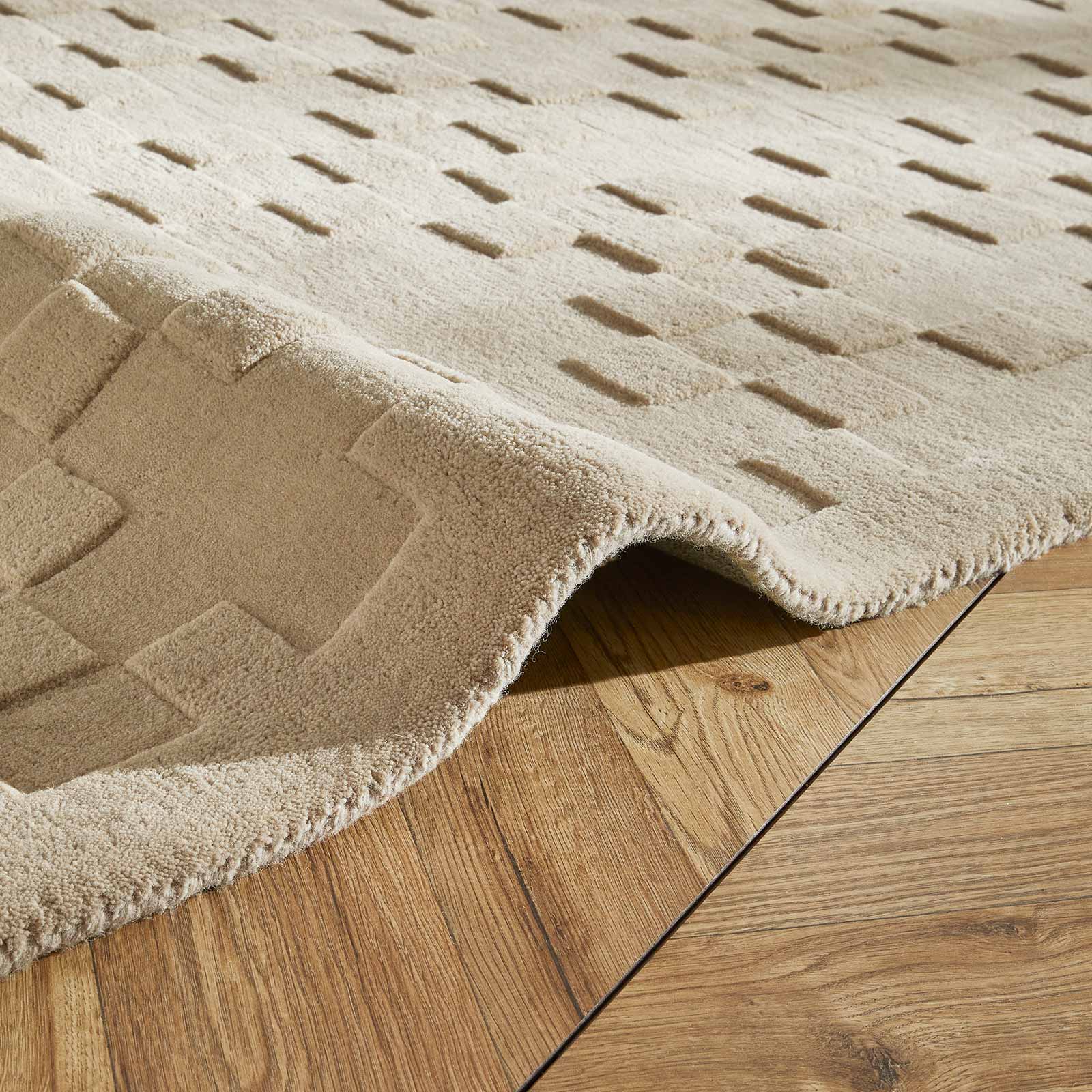 Concept Looms tapis Priory PR 102 SQUARES TAUPE roll