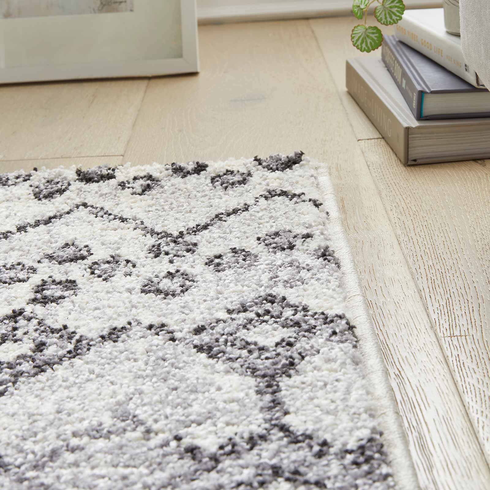 Concept Looms tapis Somerset SOM104 WHITE ANTHRACITE interior 2