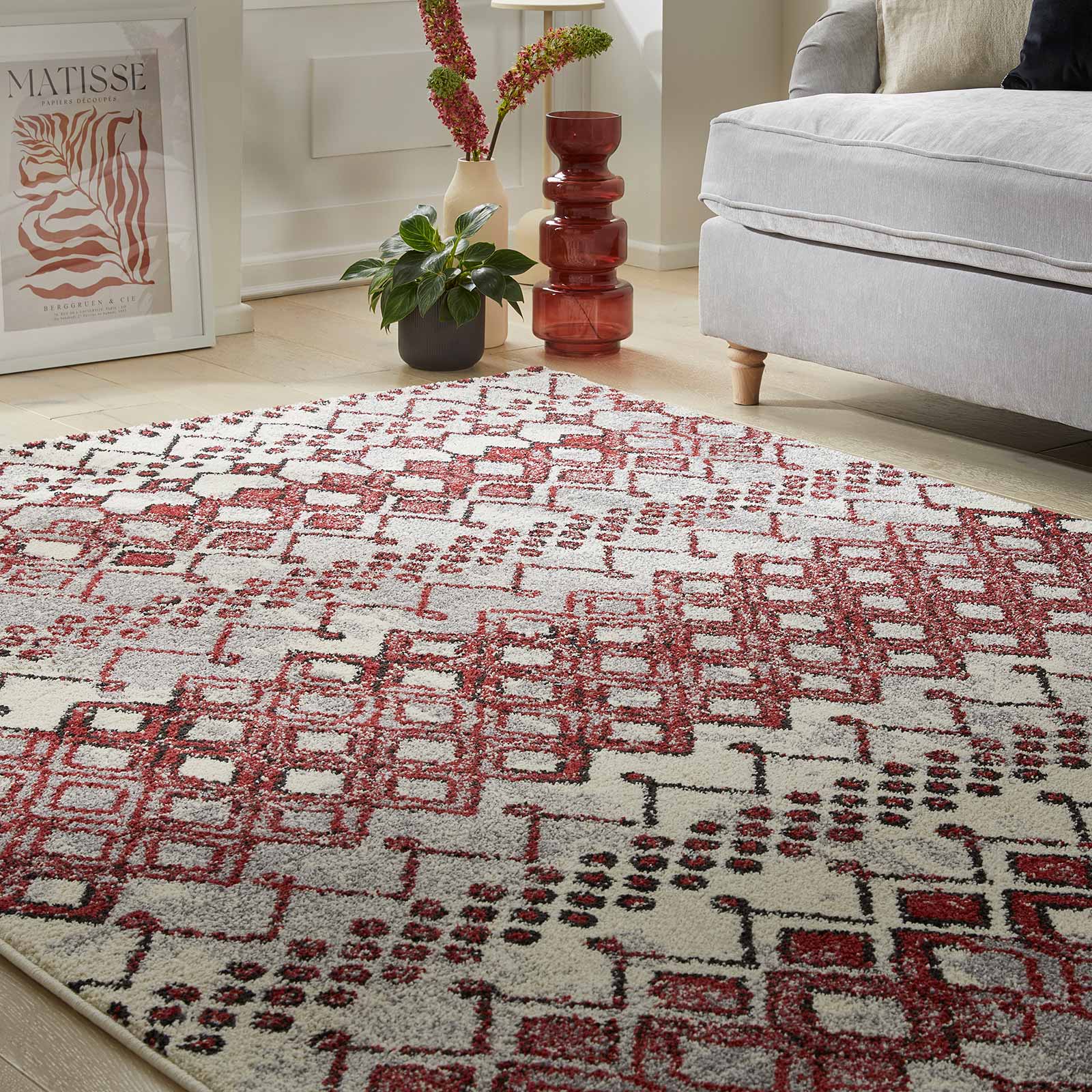 Concept Looms tapis Somerset SOM104 WHITE TERRACOTA interior 3