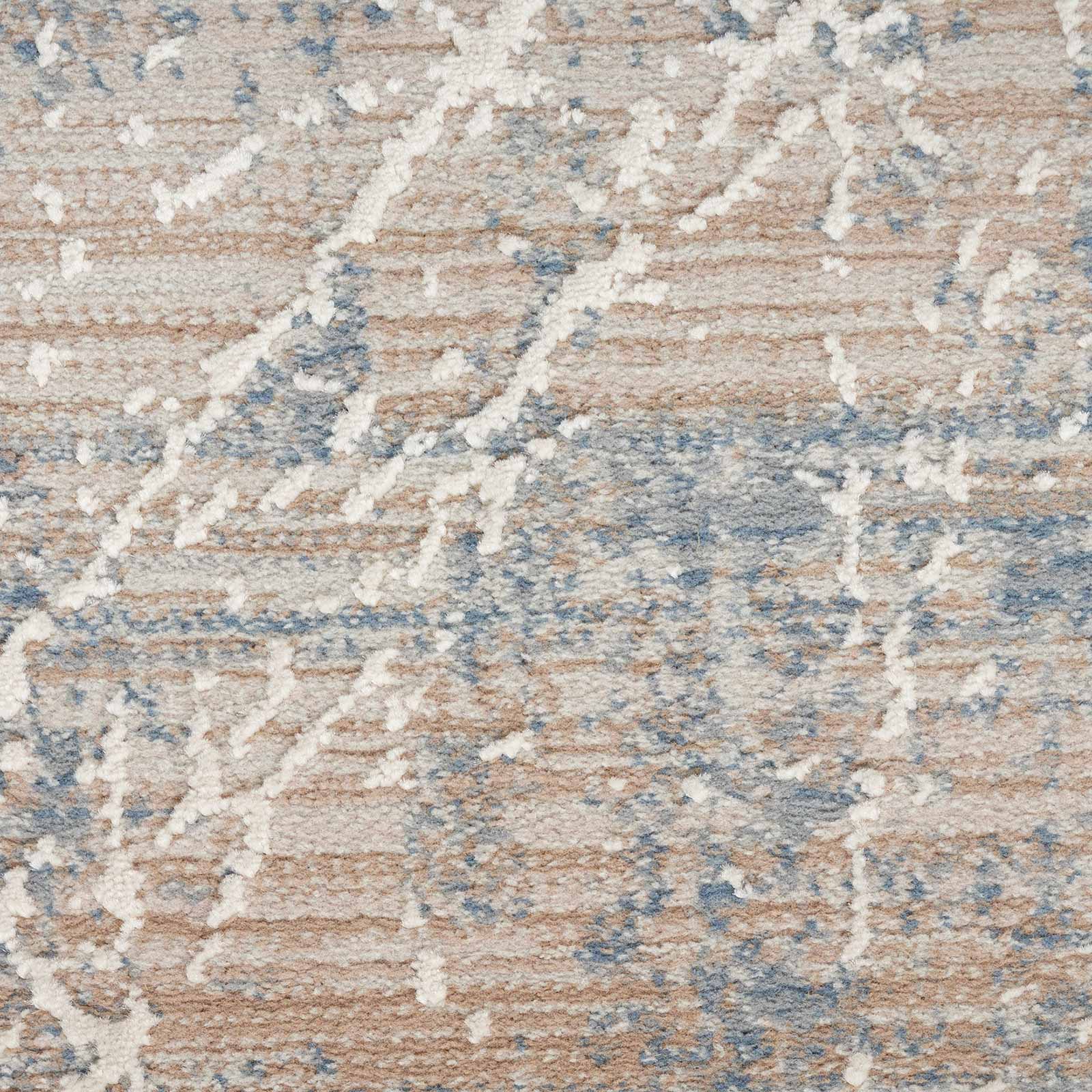 Nourison tapis Exhale EXL02 BGEBL BEIGE BLUE 5x7 099446954879 swatch