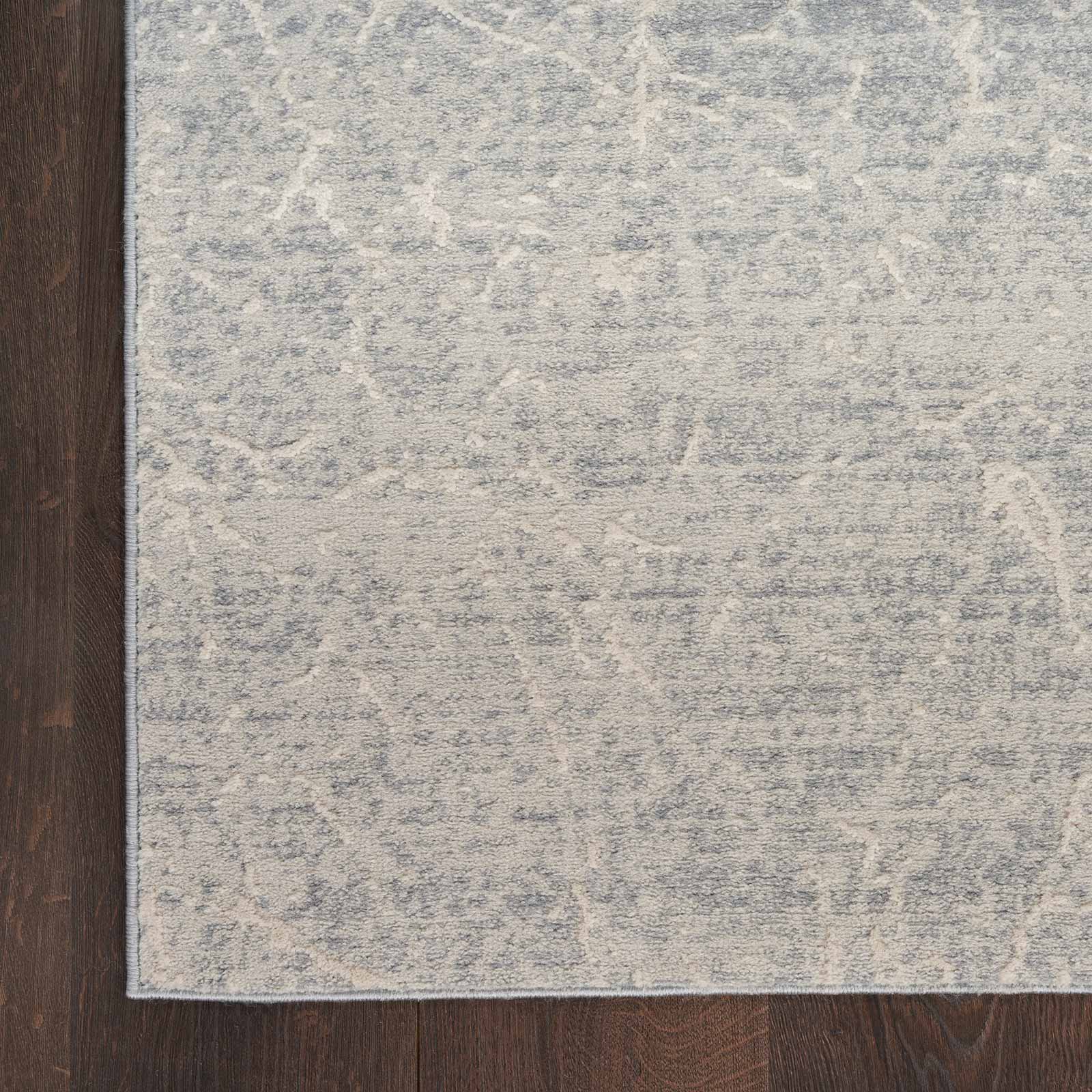 Nourison tapis Exhale EXL02 IVGRY IVORY GREY 5x7 099446954886 corner