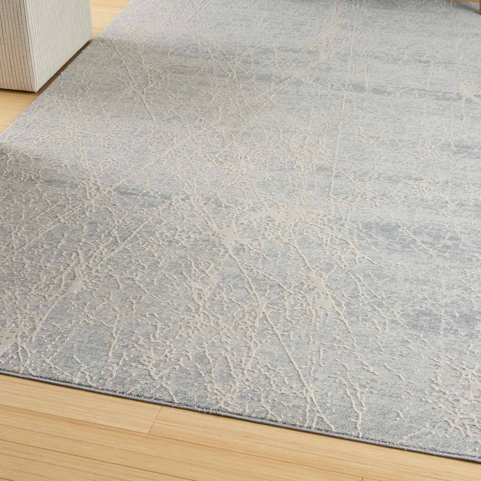 Nourison tapis Exhale EXL02 IVGRY IVORY GREY 5x7 099446954886 interior 1