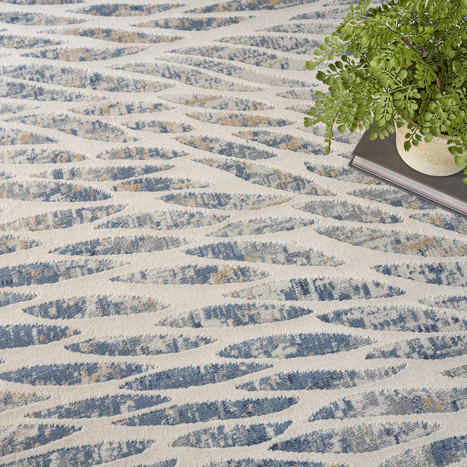 Nourison tapis Exhale EXL03 MULTI MULTICOLOR 8x10 099446955289 interior 2