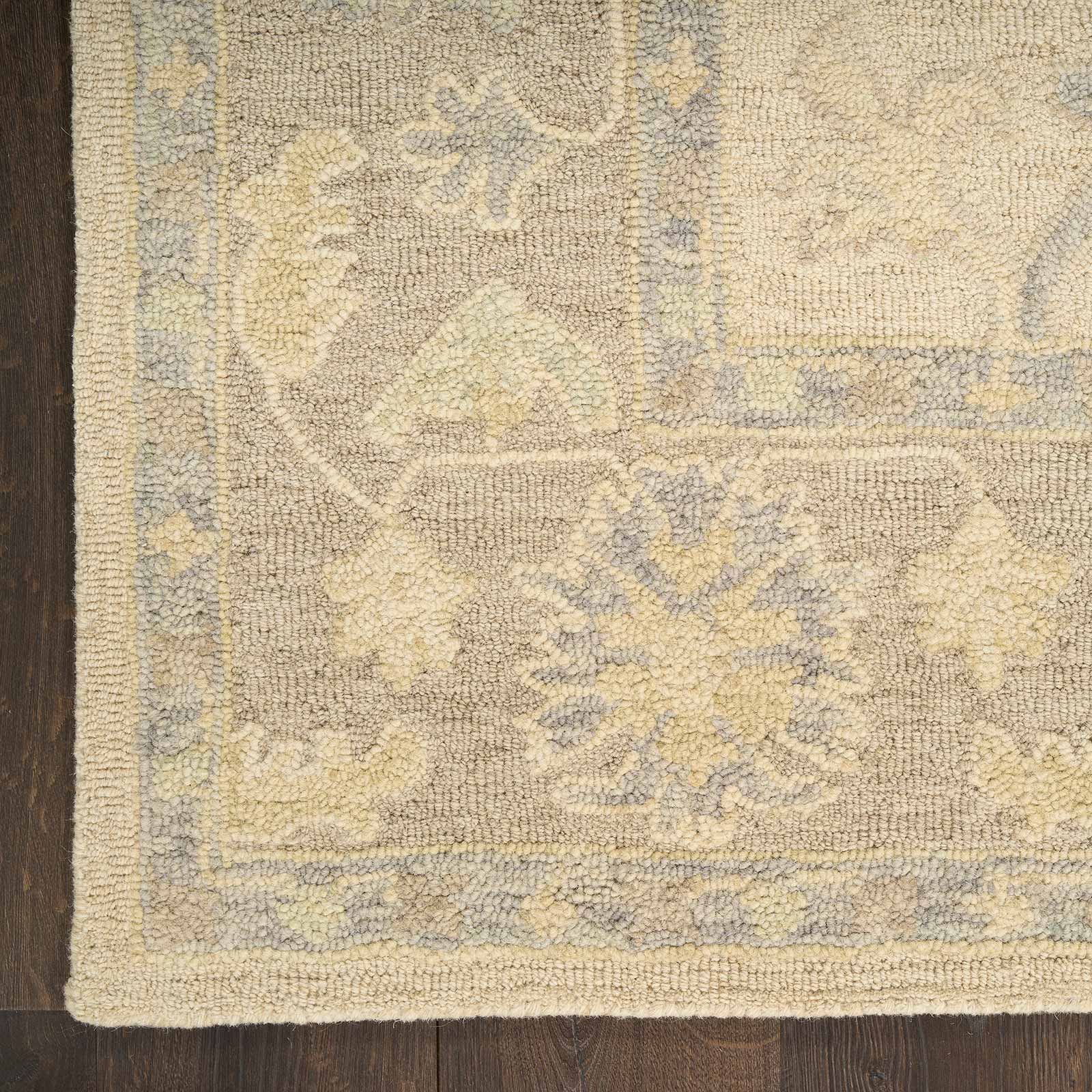 Nourison tapis Maison MSO04 IVTAU IVORY TAUPE 8x10 0841491129296 corner