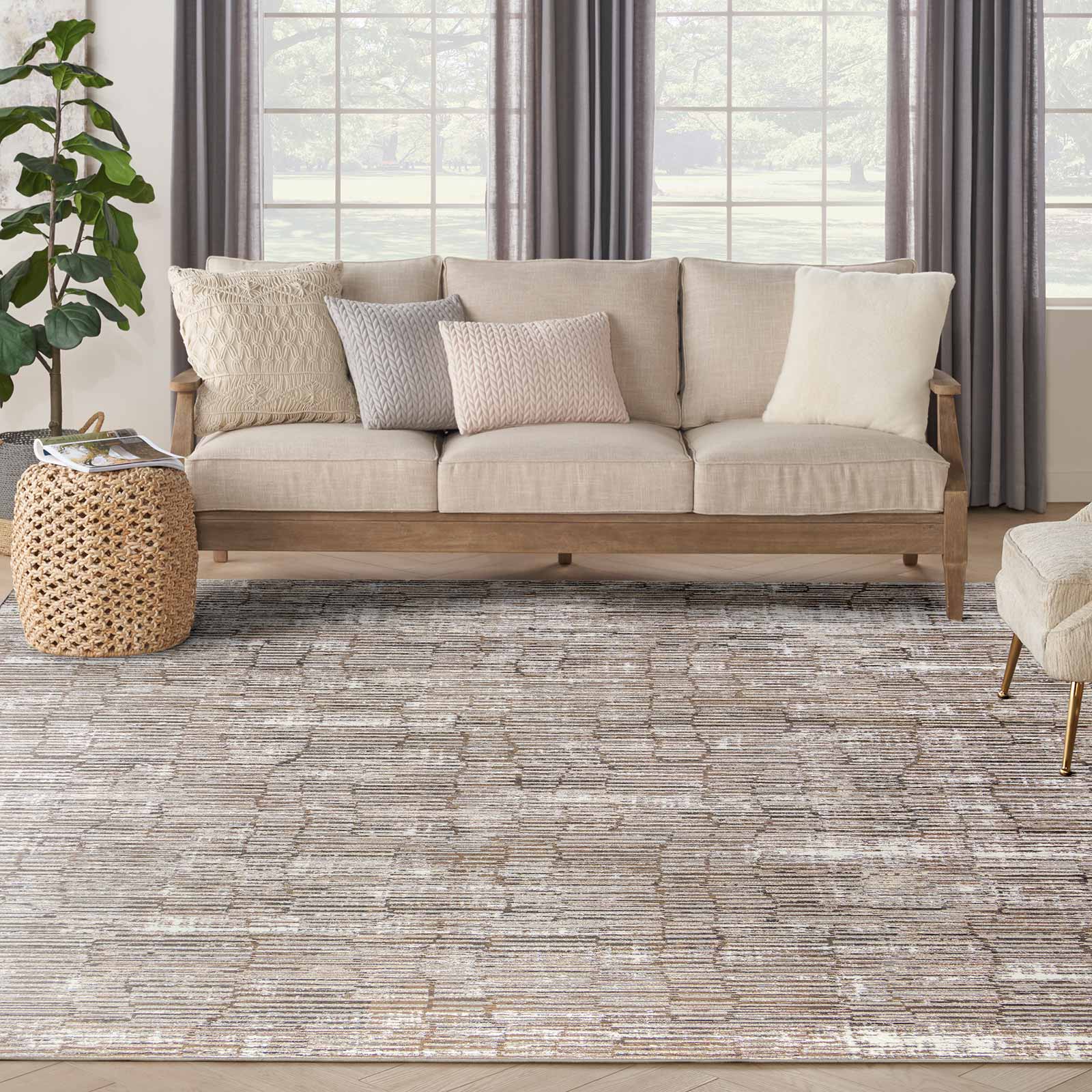 Nourison tapis Sustainable Trends SUT06 IVMOC IVORY MOCHA 9x12 099446954442 interior 3