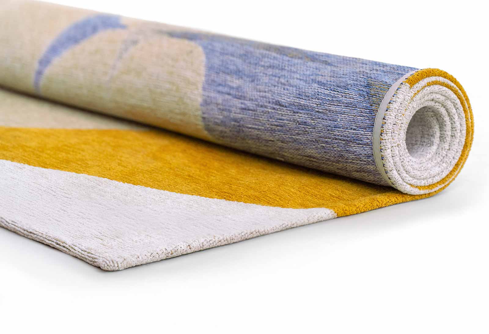 Louis De Poortere tapis Gallery 2085 Stones Sunny Blue roll