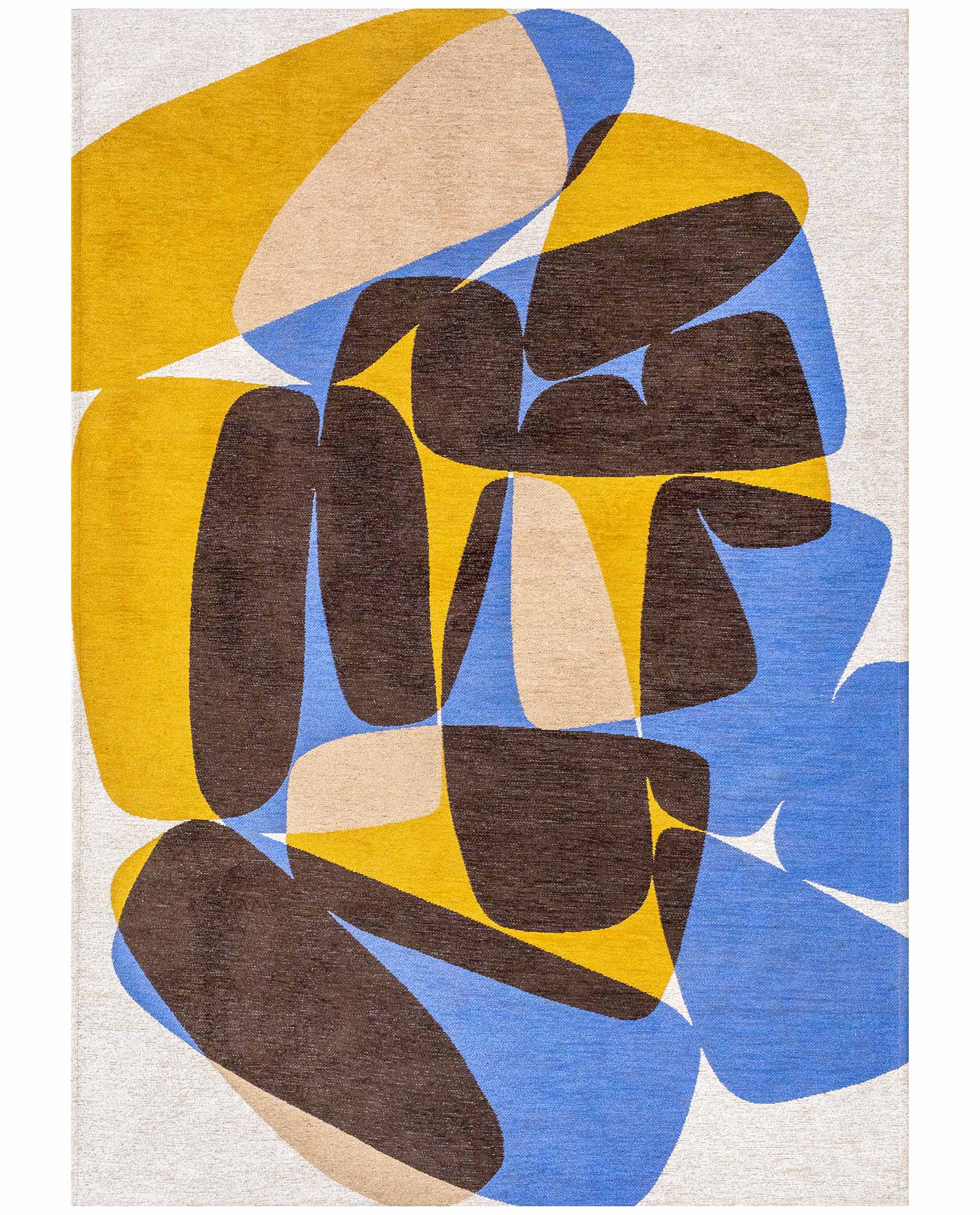 Louis De Poortere tapis Gallery 2085 Stones Sunny Blue