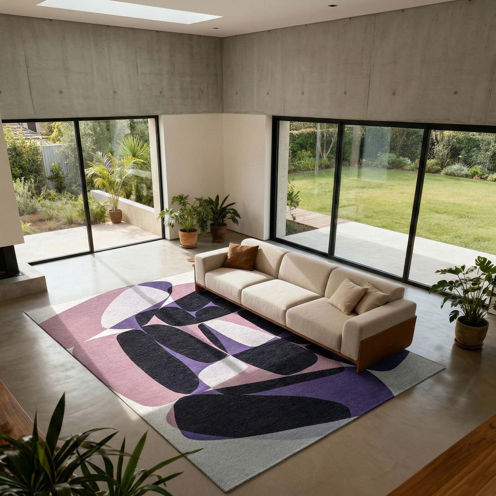 Louis De Poortere tapis Gallery 2086 Stones Eclipse interior