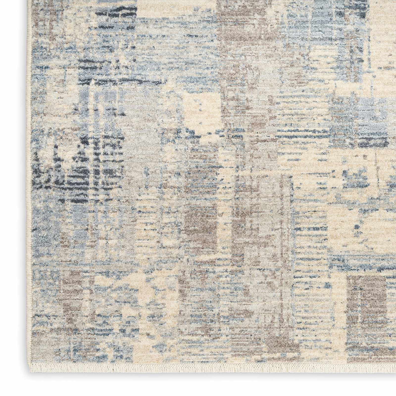 Calvin Klein tapis Drift CK089 DRF04 BLBGE BLUE BEIGE 8x10 841491197745 CRW